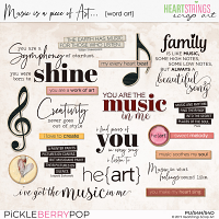 Music is a piece of Art... Word Art