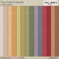 Too Cute To Spook Solid Papers