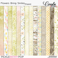 Flowers Bring Smiles-Papers