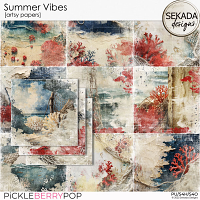 Summer Vibes [artsy papers] by Sekada Designs