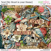 Nest {My Heart is Your Home} Page Kit