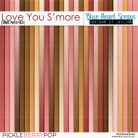 Love You Smore Ombre Papers