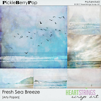 Fresh Sea Breeze Arty Papers