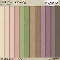 Autumn Is Coming Solid Papers