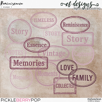 Reminiscence Stamps by et designs