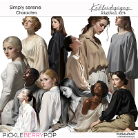 Simply serene Characters