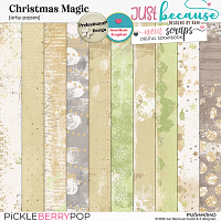 Christmas Magic Artsy Papers