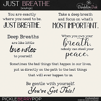 Just Breathe: Sayings