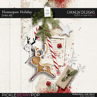 Homespun Holiday Mini Kit by Chunlin Designs