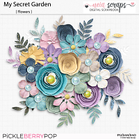 My Secret Garden - Flowers - by Neia Scraps