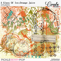 A Glass Of Ice:Orange Juice-Artsy&bits