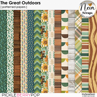 The Great Outdoors - Patterned Papers - by Neia Scraps