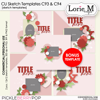 CU Sketch Templates Collection 93 & 94