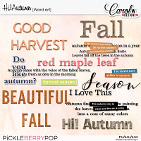 Hi!Autumn-Word art