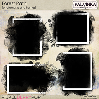 Forest Path Photomasks and Frames