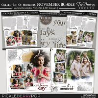 Collection Of Moments Templates ~ November Bundle  