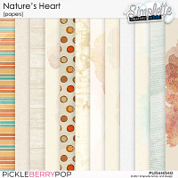 Nature's Heart (papers) by Simplette