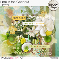 Lime in the Coconut [mini kit] by Sekada Designs