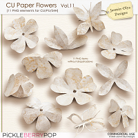 CU Paper Flowers Vol.11 (Jasmin-Olya Designs)