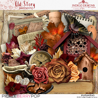 Old Story Elements Pack by Indigo Designs by Anna 