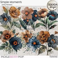 Simple Moments [artsy flowers] by Sekada Designs 