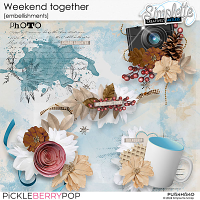 Weekend together (embellishments) by Simplette