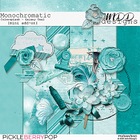 Monochromatic ColorSplash {Teal} 