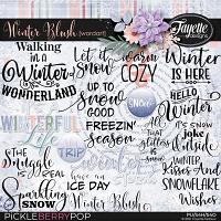 Winter Blush: WordArt