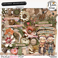 Cherished Grandparents - Elements - by Neia Scraps