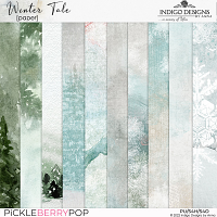 Winter Tale Papers Pack by Indigo Designs by Anna