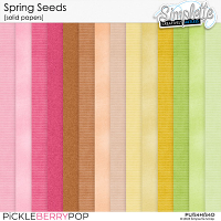 Spring Seeds (solid papers) by Simplette