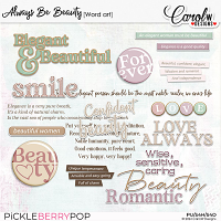 Always Be Beauty-Word art