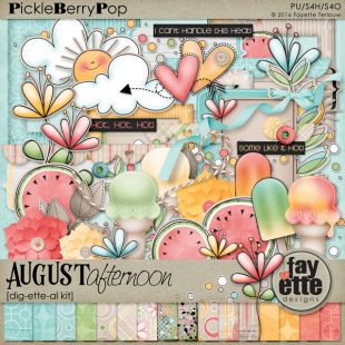 August Afternoon Dig-ette-al Kit only at Pickleberrypop!