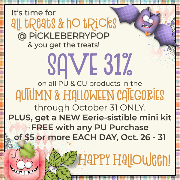 All Treats, No Tricks event at Pickleberrypop!