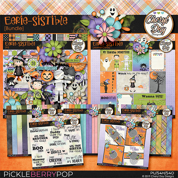 Eerie-sistible Collection by Cheryl Day Designs at Pickleberrypop