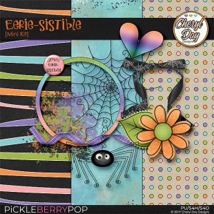 Eerie-sistible Mini kit by Cheryl Day Designs FREE with $5 purchase today only at Pickleberrypop!