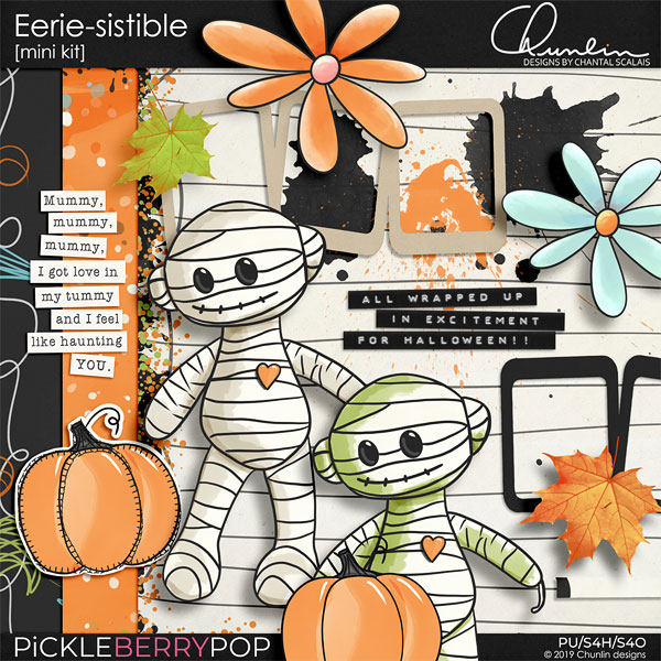 Eerie-sistible Mini kit by chunlin designs FREE with $5 purchase today only at Pickleberrypop!