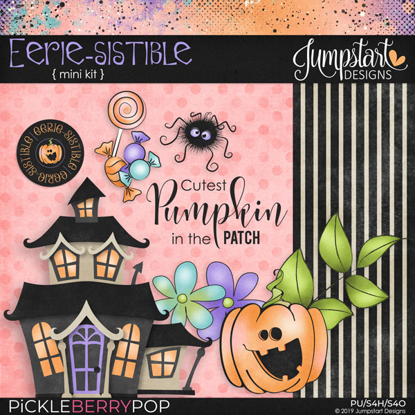 Eerie-sistible Mini Kit by Jumpstart Designs - FREE with $5 purchase at Pickleberrypop!