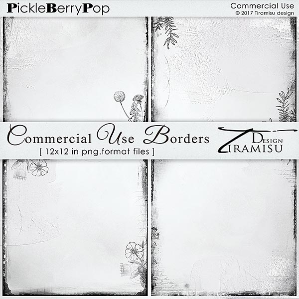 Distressed Borders ~vol.4 by Tiramisu design at Pickleberrypop