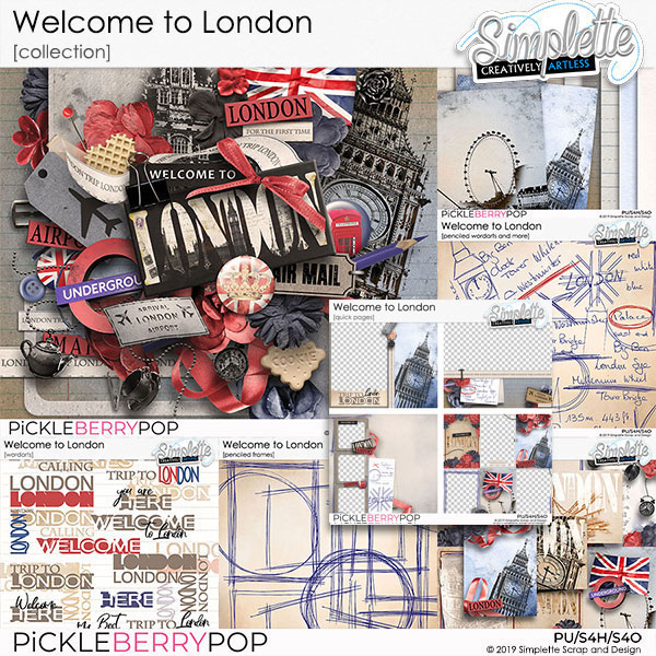 Welcome to London by Simplette at Pickleberrypop