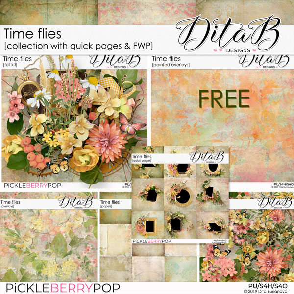 Time Flies by DitaB Designs at Pickleberrypop