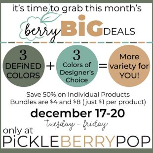 December Berry BiG Deals at Pickleberrypop