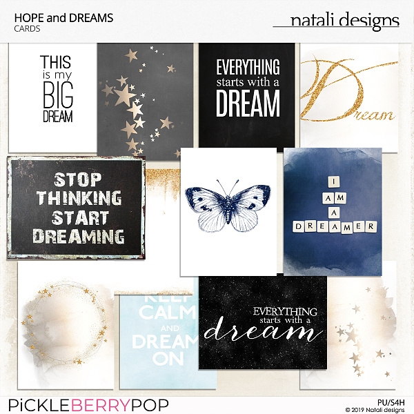 Hope and Dreams Cards by Natali Designs at Pickleberrypop